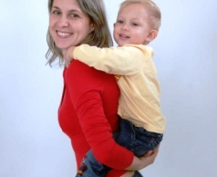 Maio é o mês das mães. Mães da Aupex: Elisângela 