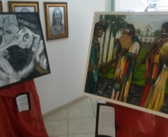 Artista plástica, aluna da Aupex, realiza exposição na Câmara de Vereadores   