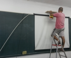 Aupex reforma salas de aula para receber acadêmicos