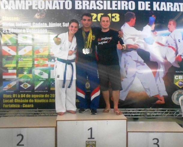 Acadêmico da Aupex é vice-campeão brasileiro de Karatê