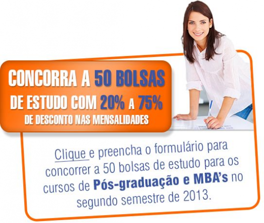 Inscrições para concorrer a sorteio de bolsas terminam neste sábado (13/7)