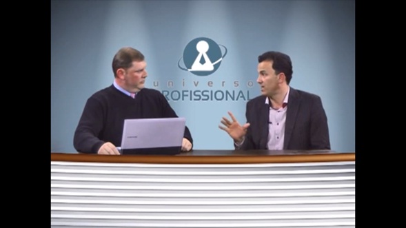 Professor da Aupex apresenta programa televisivo semanal sobre empresas de sucesso