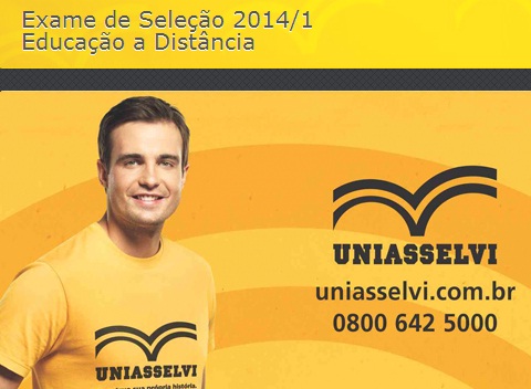 Invista na sua carreira em 2014. Inscreva-se para o Processo Seletivo Aupex/Uniasselvi !